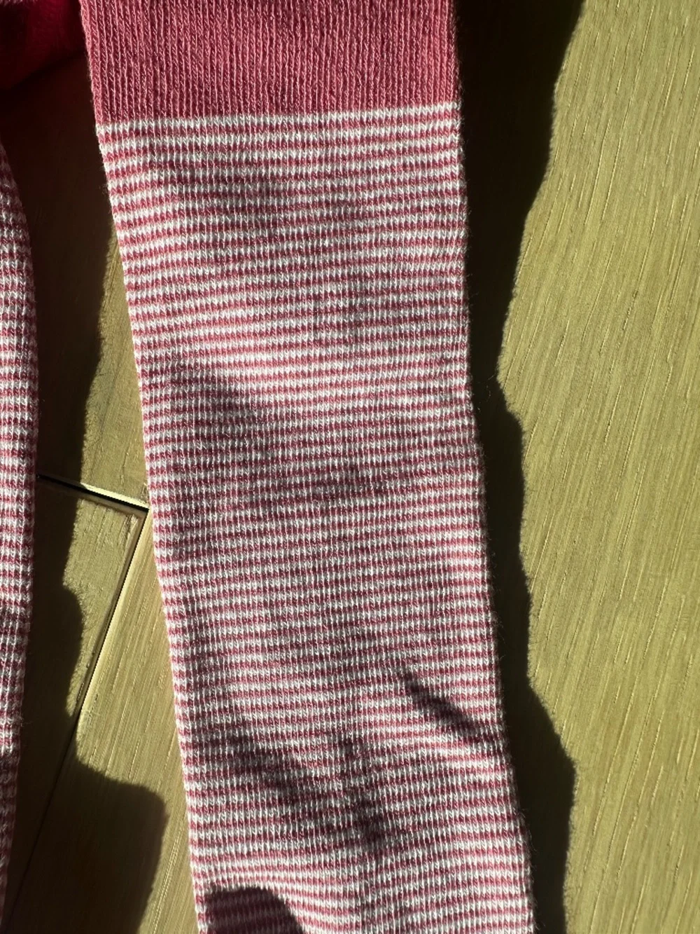 Petit Bateau Pink Striped Tights 6/12M / 74cm